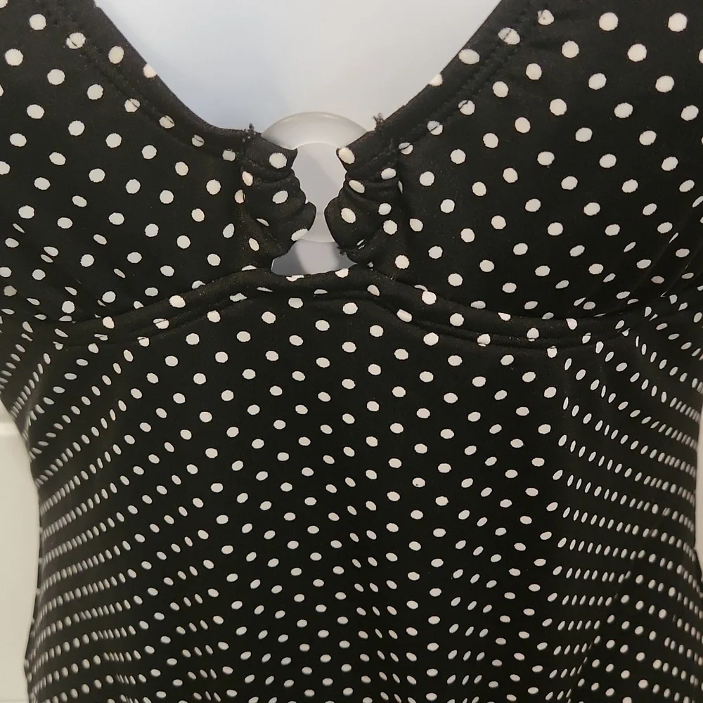 Speedo One Piece Polka Dot Swim Suit